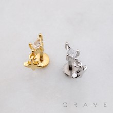 NORTHERN STAR DANGLE REVERSE KITE THREADLESS (PUSH IN) 316L SURGICAL STEEL LABRET SET